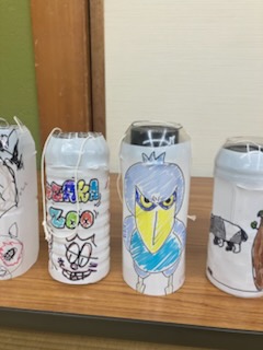 作ったペットボトルランタン例