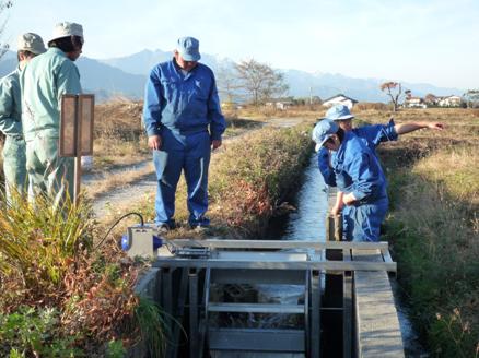 地元企業での実習の資料です