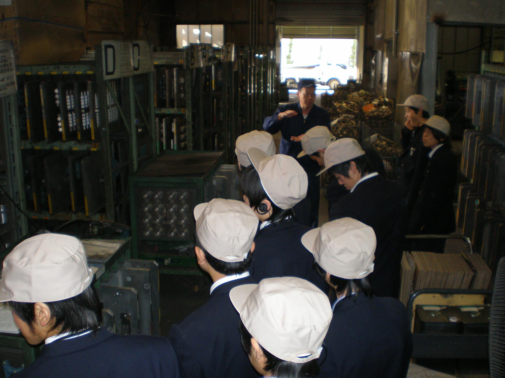 事業所見学の様子