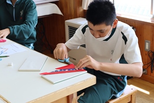 ミニチュア屏風制作2