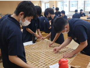 組子細工体験2の画像です