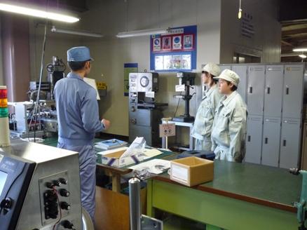 現場体験の様子