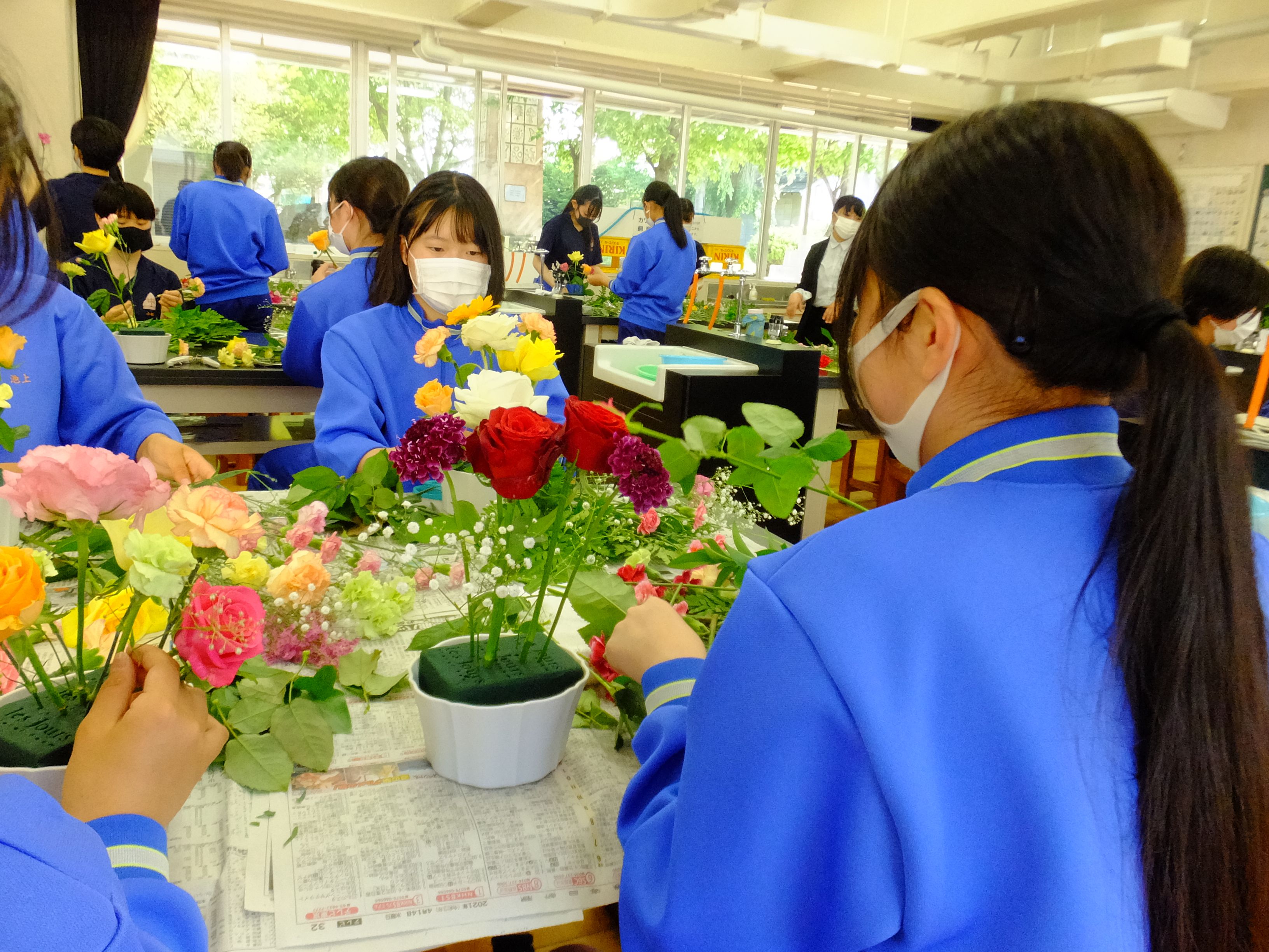 フラワーアレンジメントの画像です