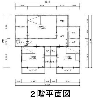 2階平面図